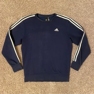 ADIDAS - Mens Essentials 3-Stripes French Terry Sweatshirt - Size M